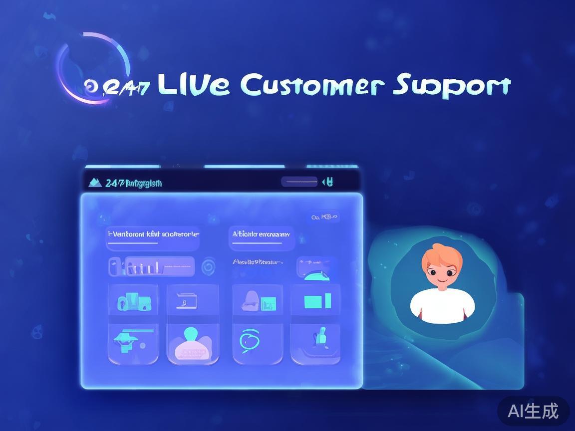 在线24小时实时客服：通过网站和APP提供全天候在